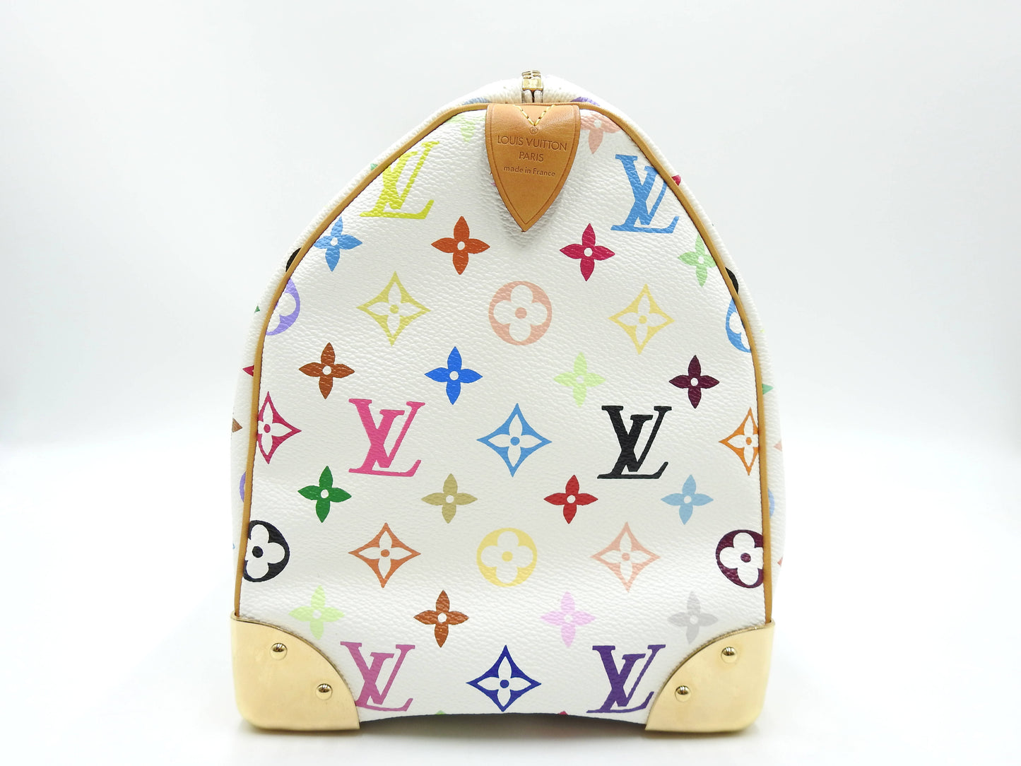 LOUIS VUITTON Speedy 30 Boston Hand Bag Multicolor Bron White M92643