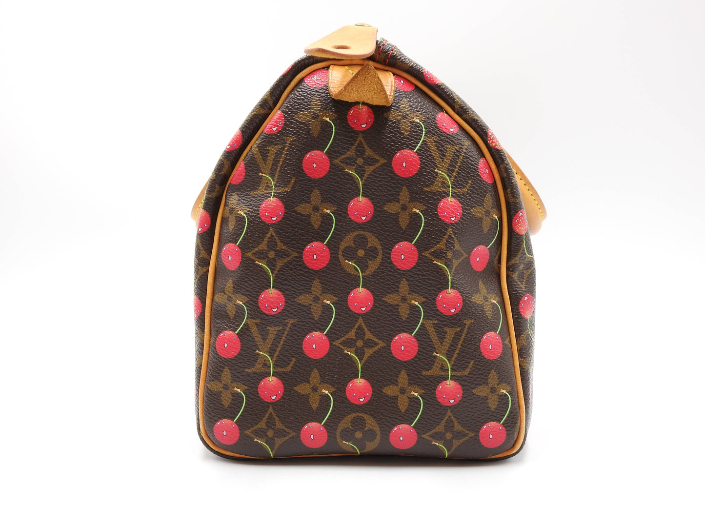 LOUIS VUITTON Monogram Cherry Speedy 25 Hand Bag Boston Bag Canvas M95009