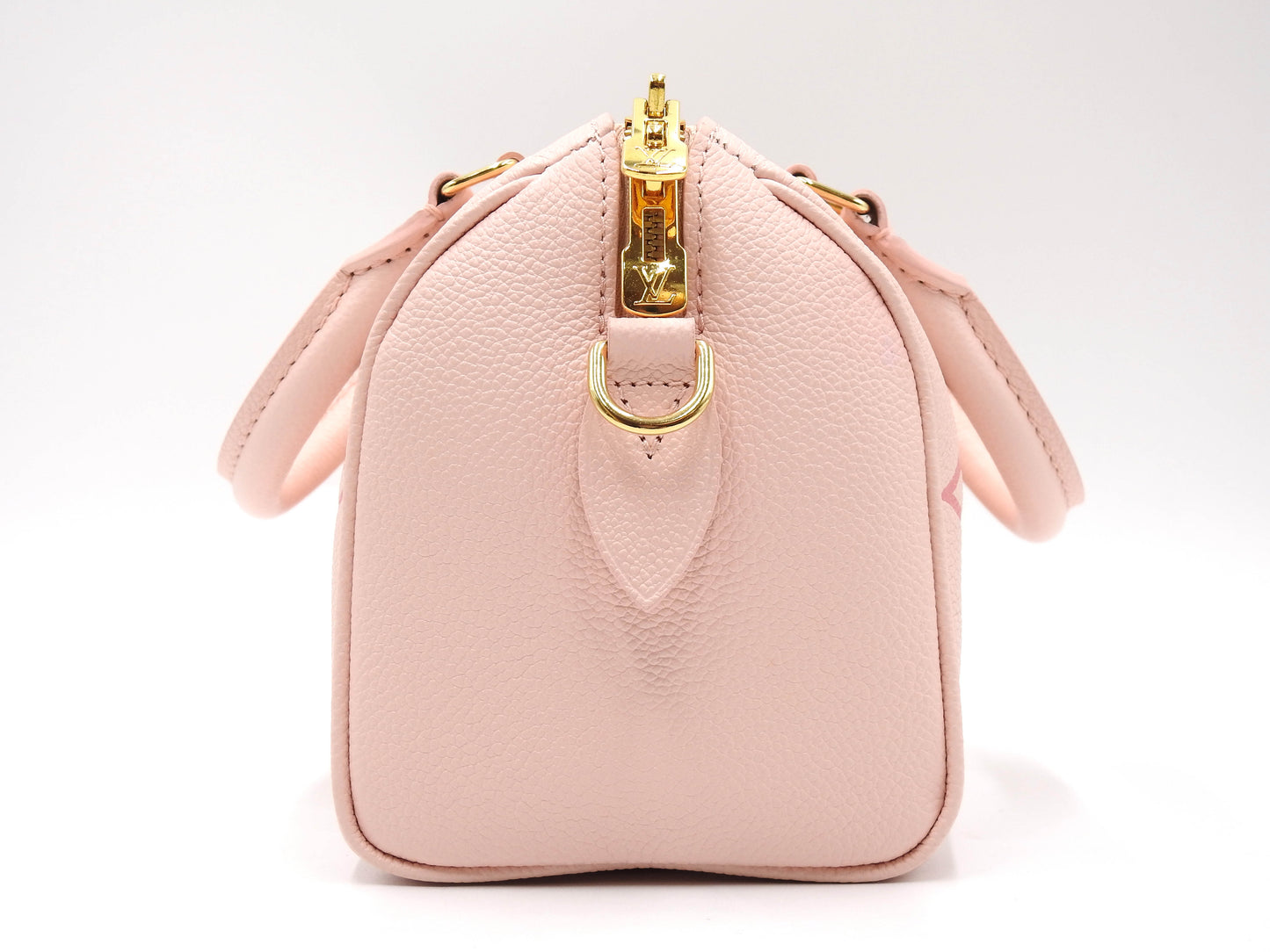 LOUIS VUITTON Monogram Empreinte Speedy 20 Bandouliere Hand Bag PInk M46518