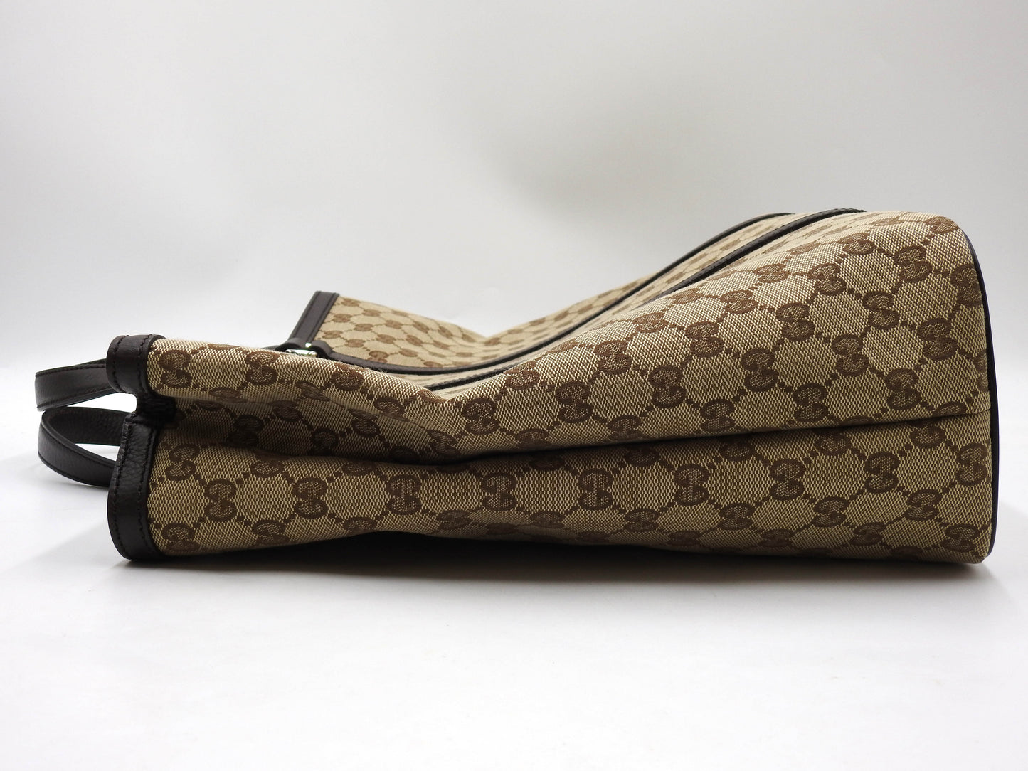 GUCCI Joy Monogram GG Canvas 2way Shoulder Tote Bag Beige Brown 449169