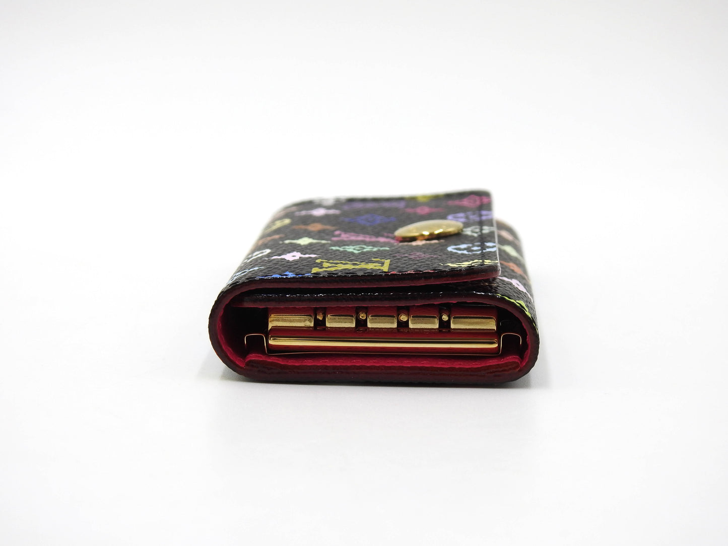 LOUIS VUITTON Multicles 4 Ring Key Holder Monogram Multicolor Black M93732