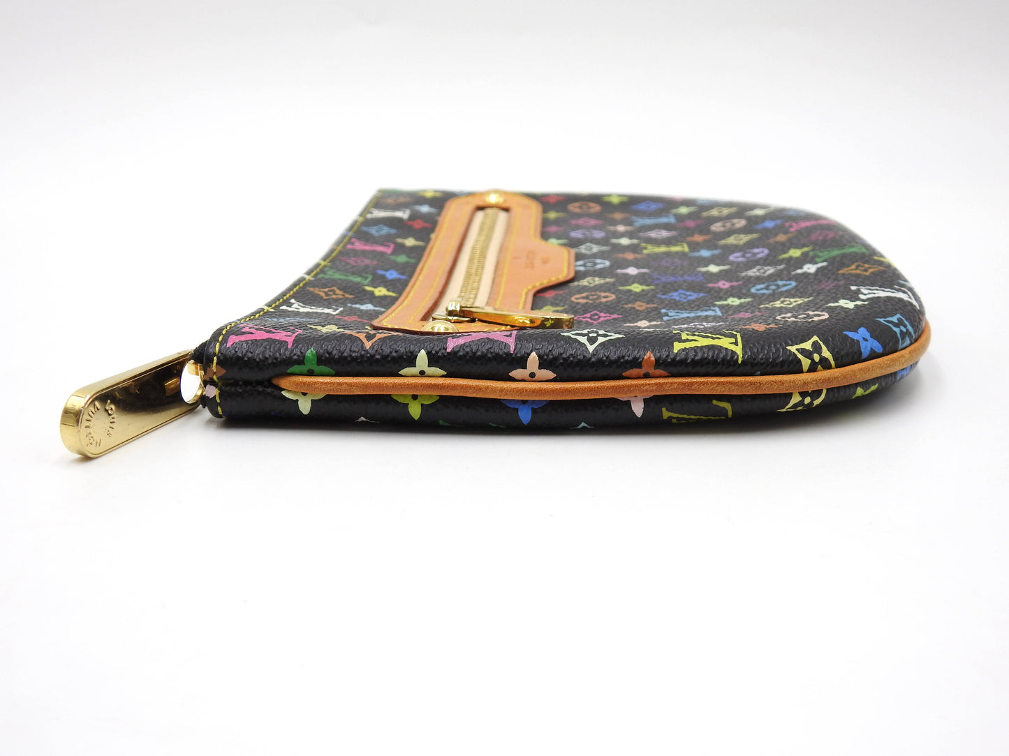 LOUIS VUITTON Pochette GM Pouch Monogram Multicolor Noir Black M60030