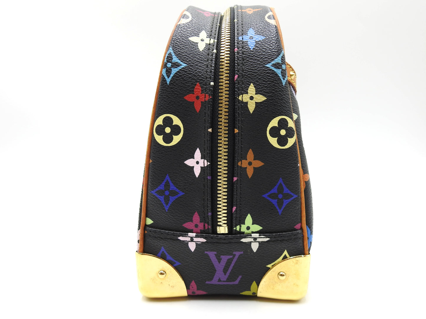 LOUIS VUITTON Trouville Hand Bag Multicolor Noir Black M92662