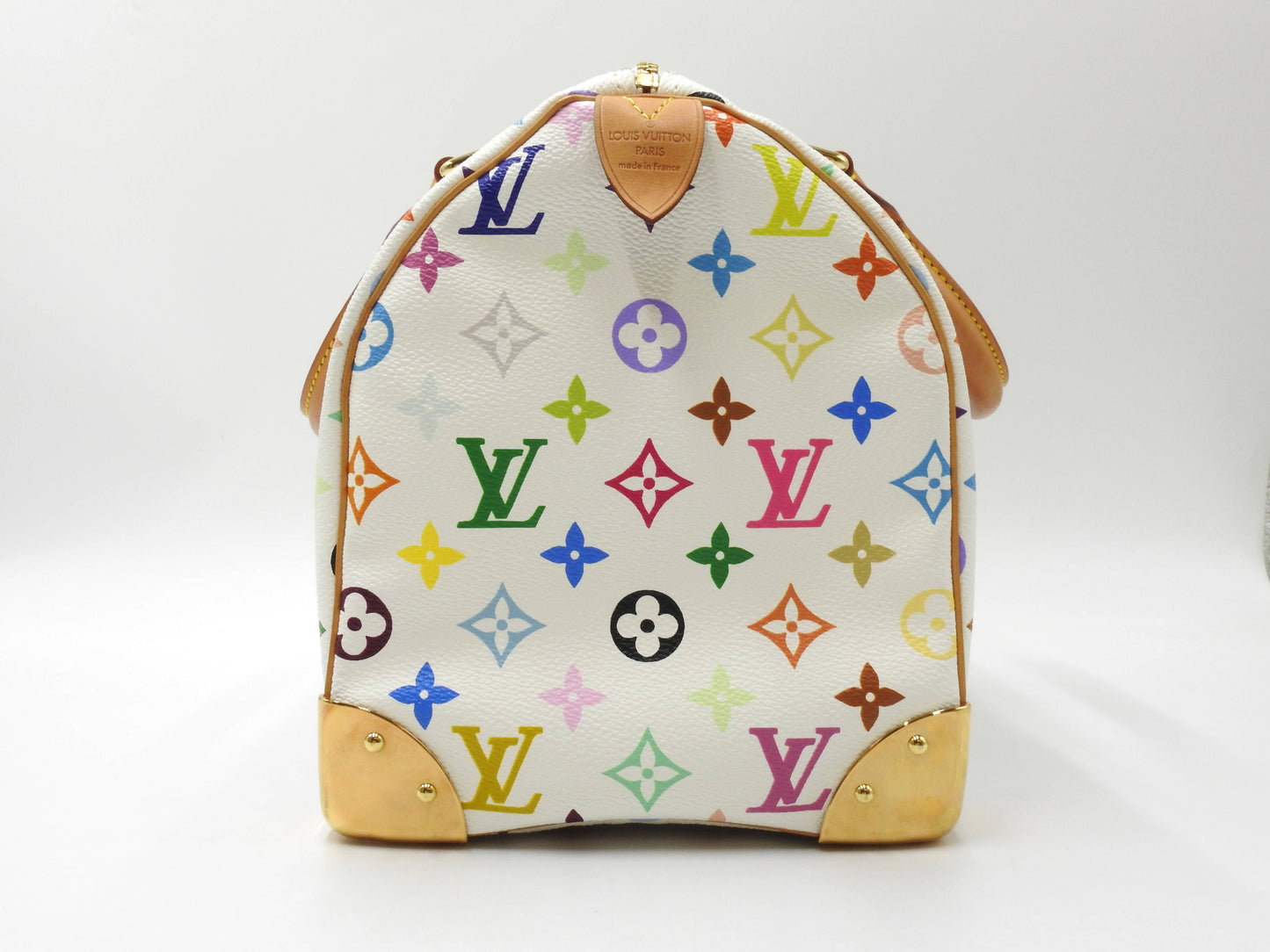 LOUIS VUITTON Speedy 30 Boston Hand Bag Multicolor Bron White M92643