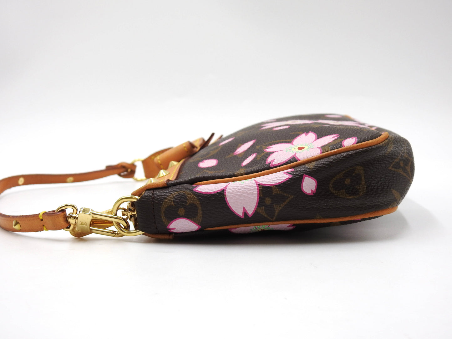LOUIS VUITTON Monogram Cherry Blossom Pochette Accessories M92006