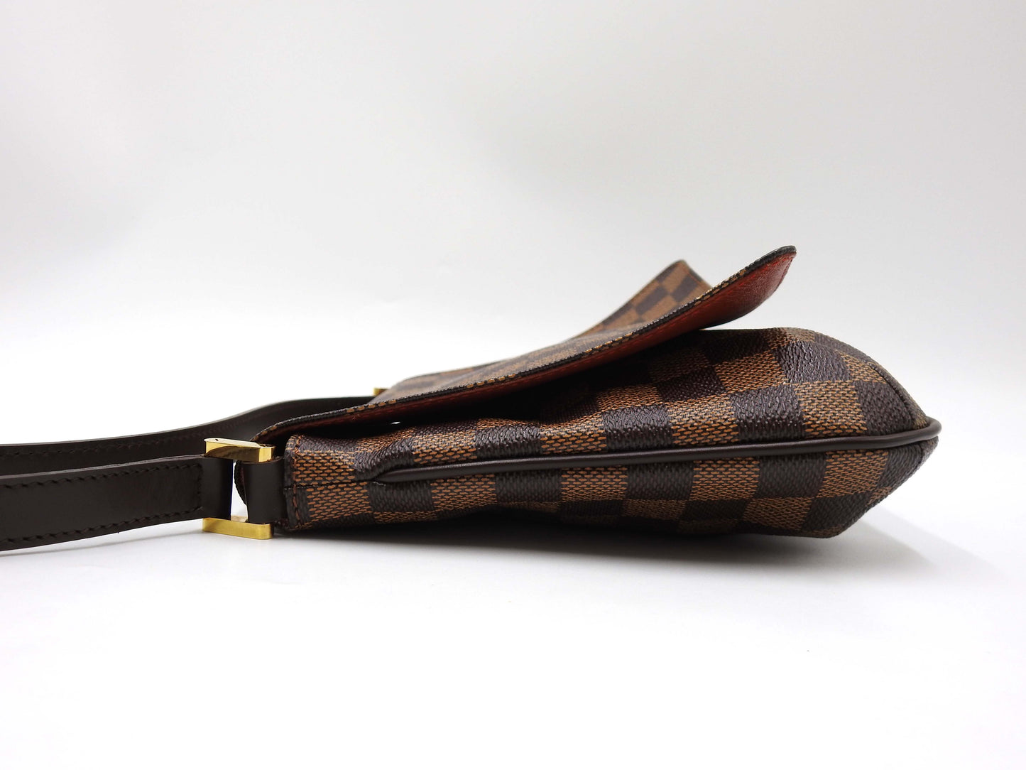 LOUIS VUITTON Musette Tango Long Crossbody Shoulder Bag Damier Ebene N51301