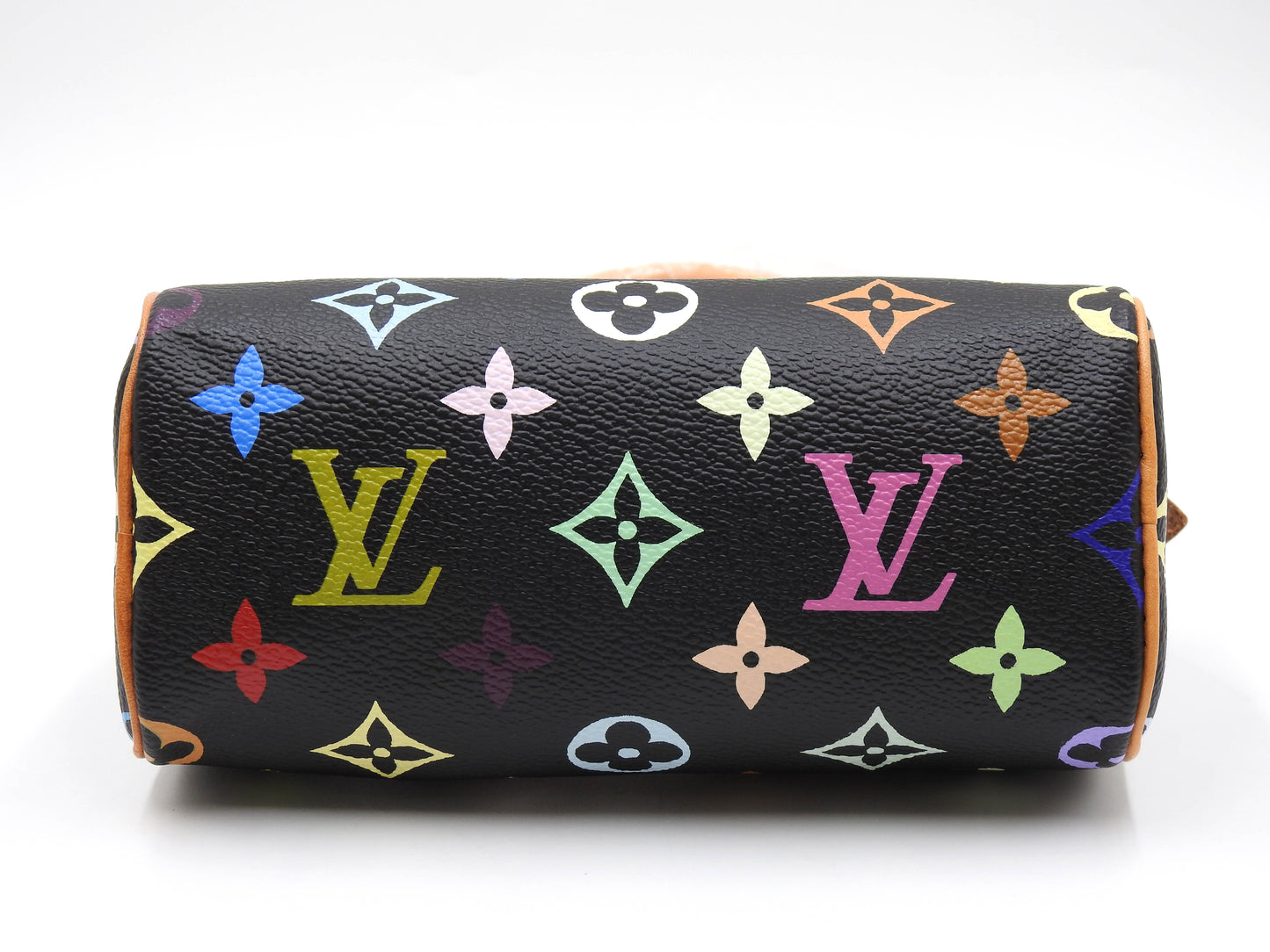 LOUIS VUITTON Monogram Mini Speedy Hand Bag Multicolor Noir Black M92644