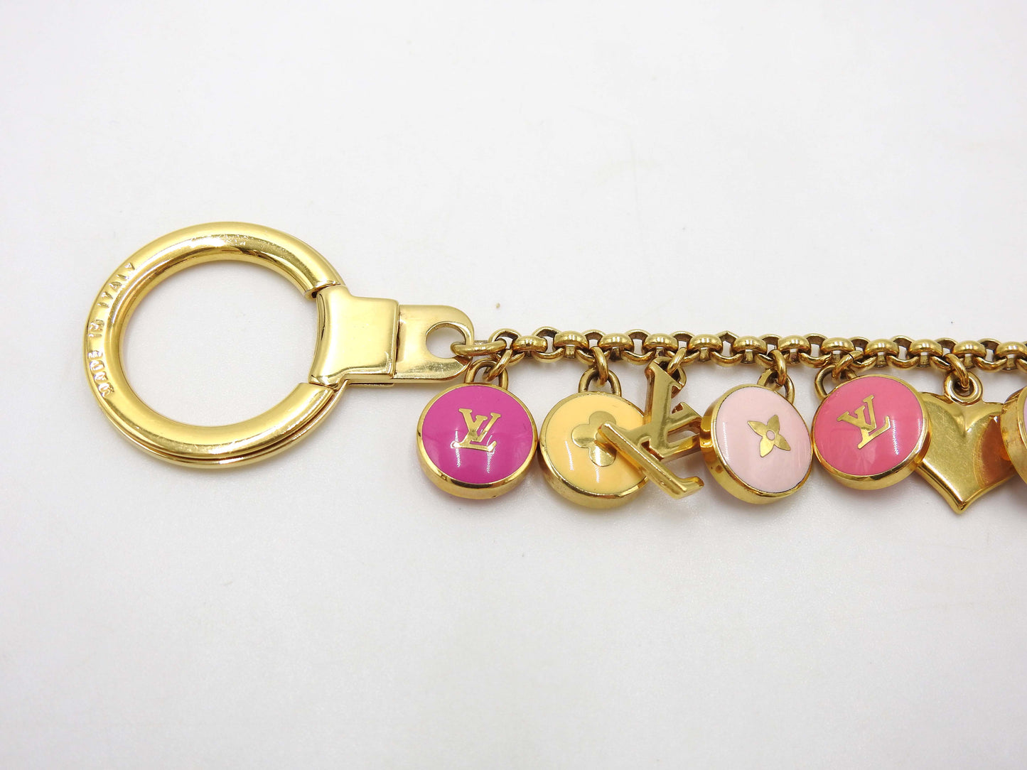 LOUIS VUITTON Porte Cles Pastille Bag Charm Multicolor M66172
