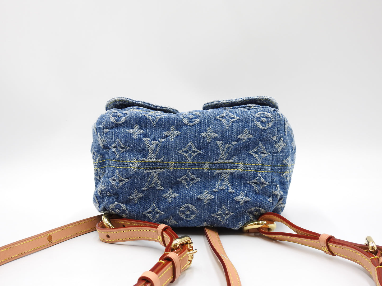 LOUIS VUITTON Venice LV Remix Mini Backpack Bag Monogram Denim M46836