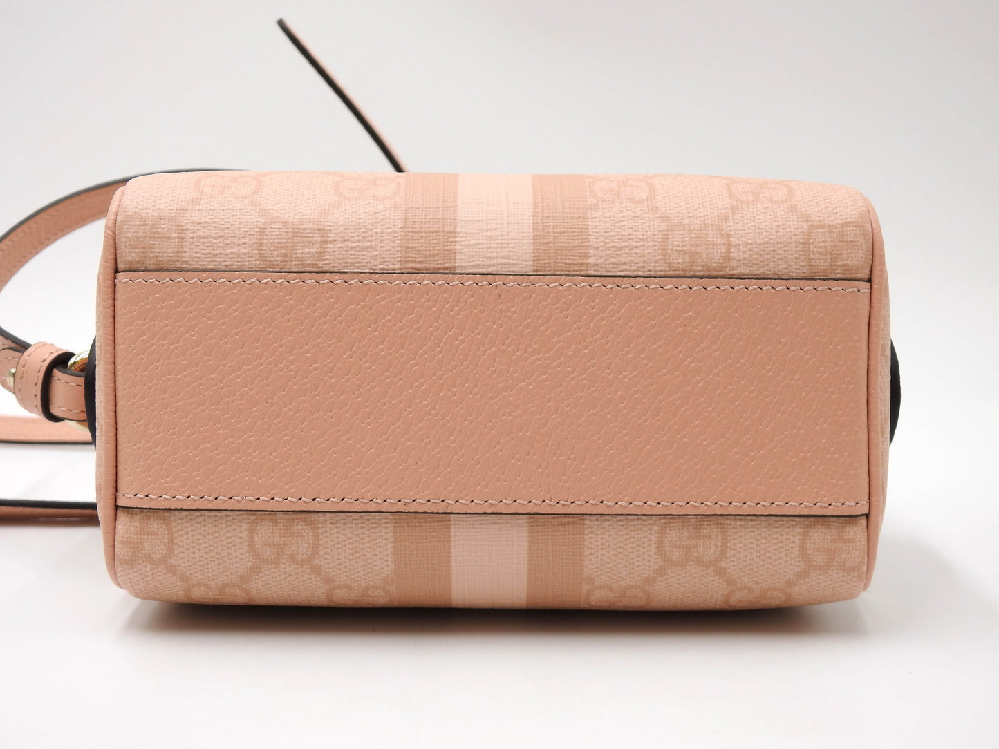 GUCCI GG Ophidia Supreme 2way Shoulder Boston Hand Bag Leather Pink 781490