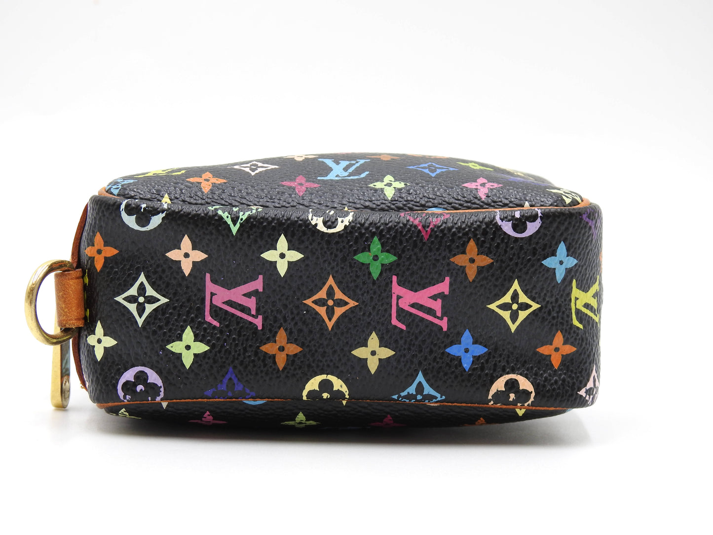LOUIS VUITTON Monogram Multicolor Trousse Wapity Camera Case Black M58034