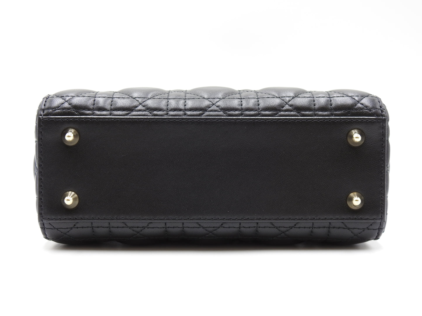 Christian Dior My Abc Lady Dior Small Shoulder Hand Bag Lambskin Black