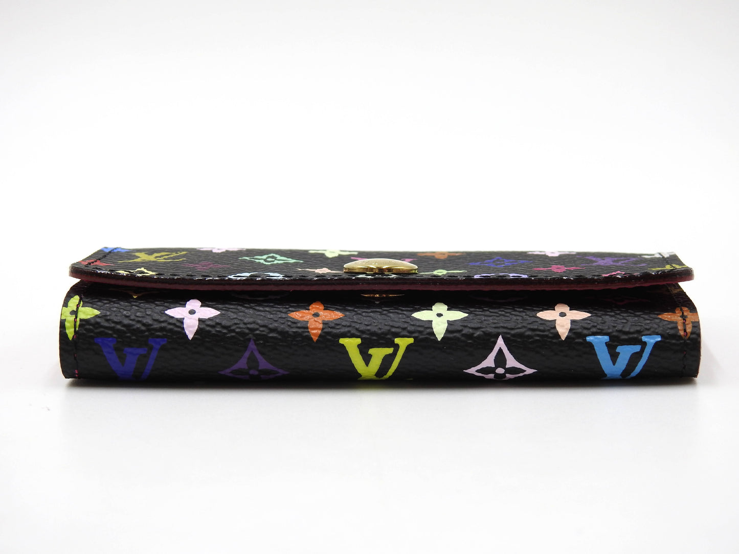LOUIS VUITTON Multicles 4 Ring Key Holder Monogram Multicolor Black M93732
