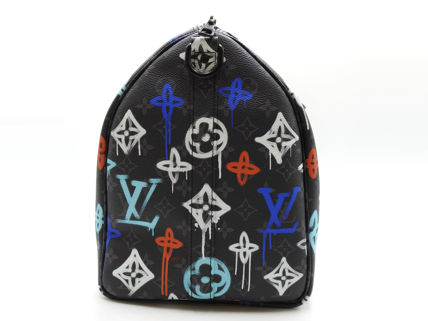LOUIS VUITTON Monogram Graffiti Keepall Bandouliere 50 Boston Bag M21384