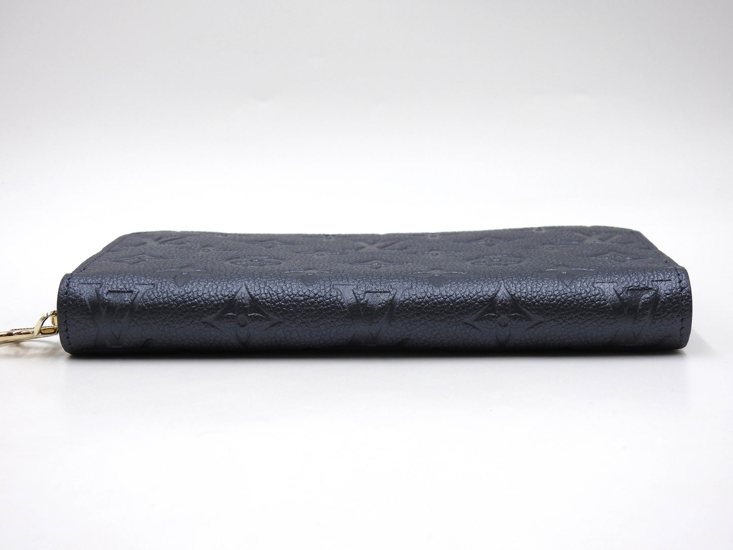LOUIS VUITTON Monogram Empreinte Zippy Long Wallet Leather Navy M82838
