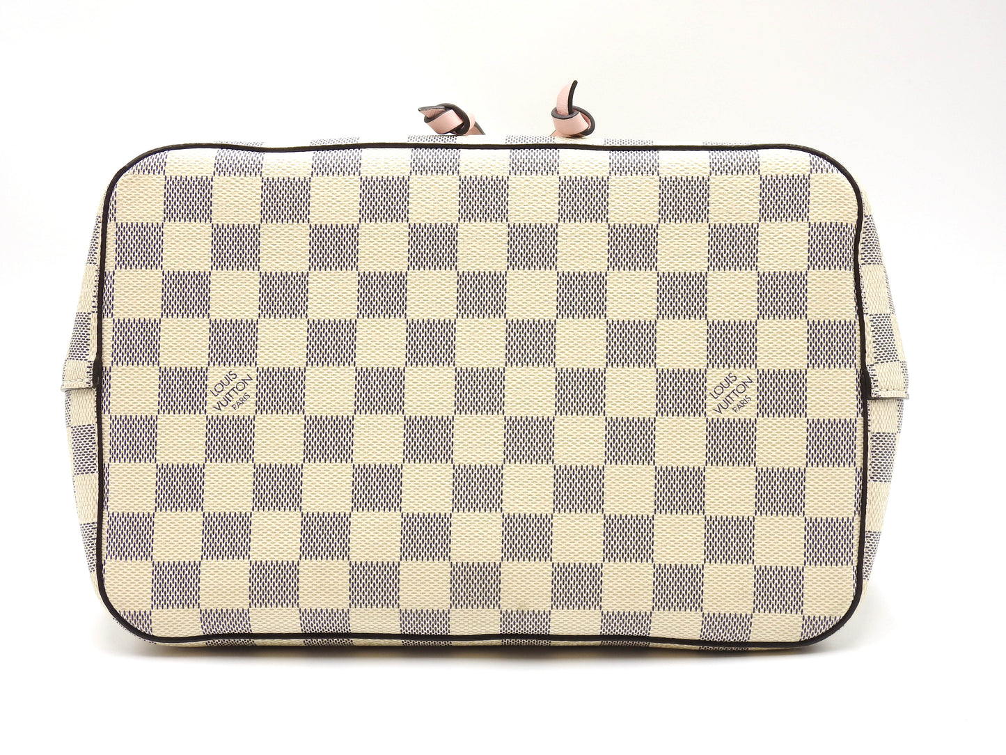 LOUIS VUITTON Damier Azur NeoNoe Shoulder Bag Canvas Rose Pink N40152