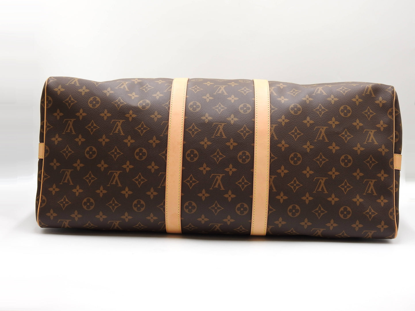 LOUIS VUITTON Monogram Keepall Bandouliere 55 Travel Boston Bag M41424