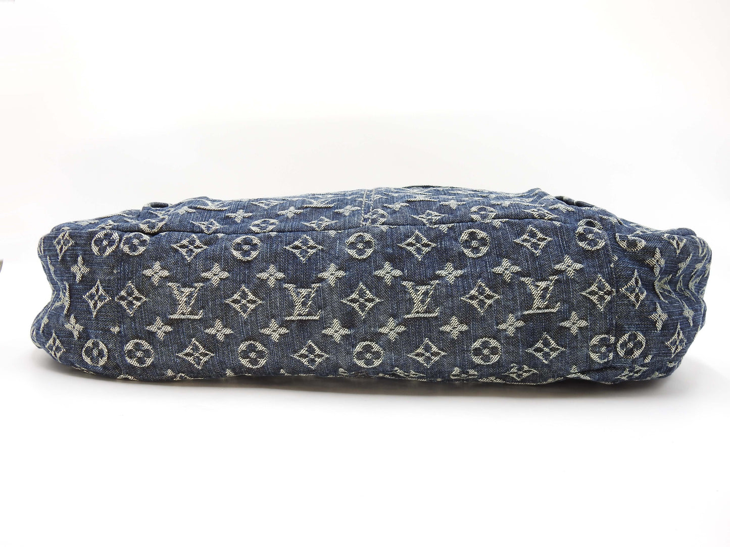 LOUIS VUITTON Daily GM Monogram Denim Shoulder Bag Blue M40493