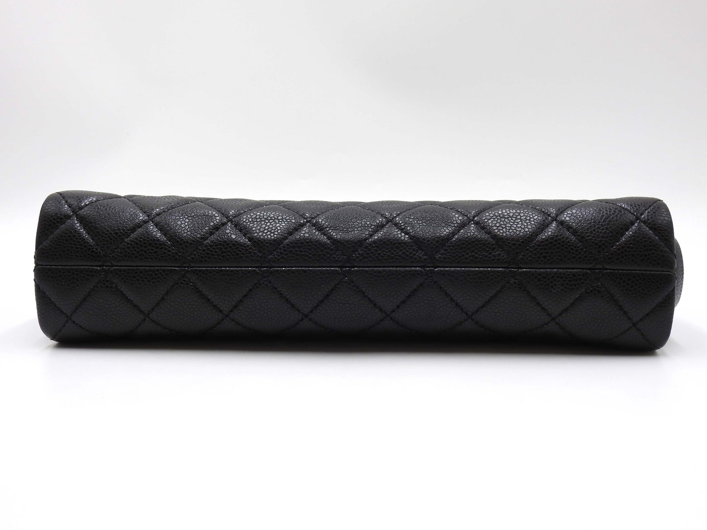 CHANEL Timeless Matelasse CC Clutch Bag Second Bag Caviarskin Black