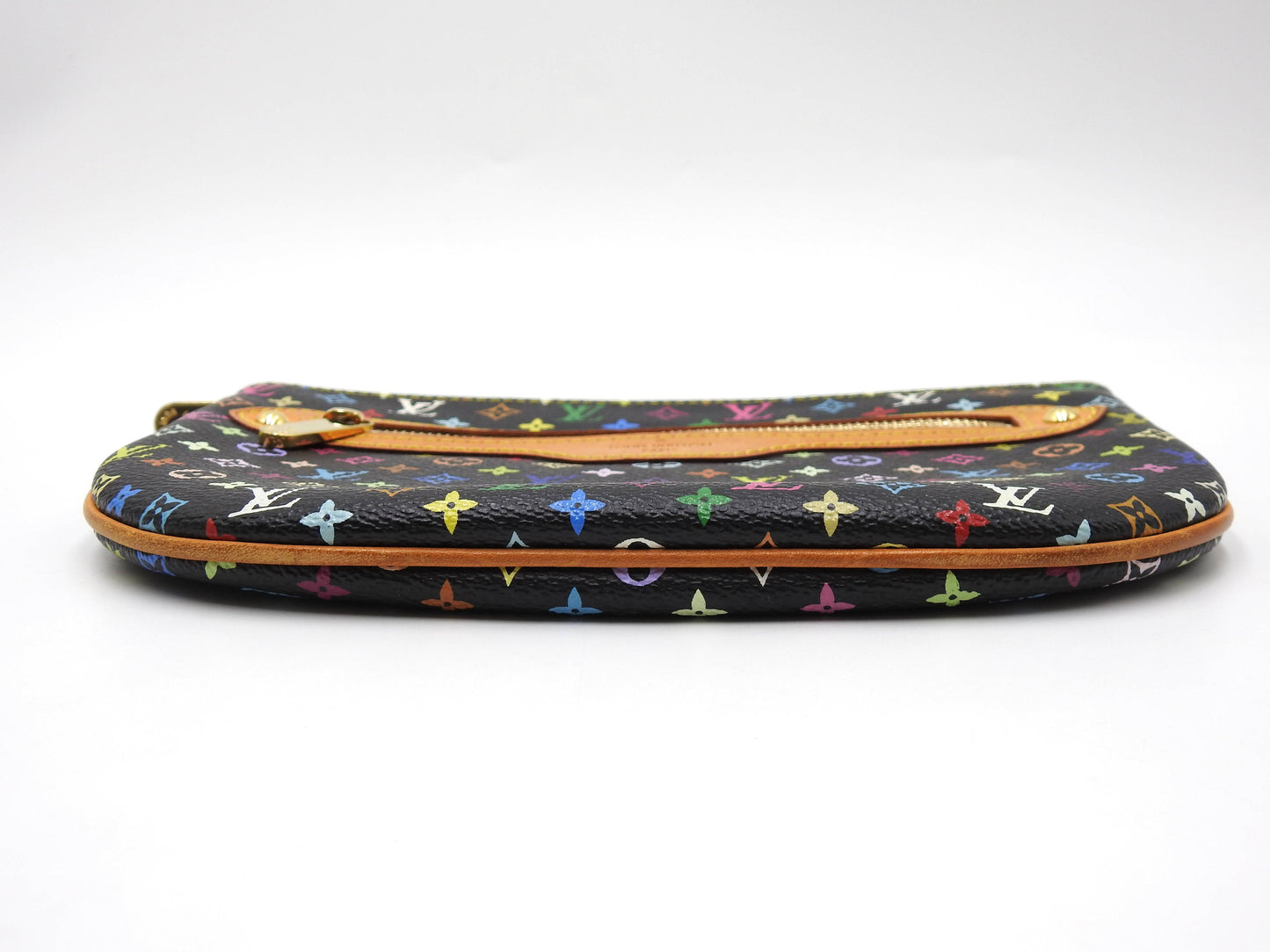 LOUIS VUITTON Pochette GM Pouch Monogram Multicolor Noir Black M60030