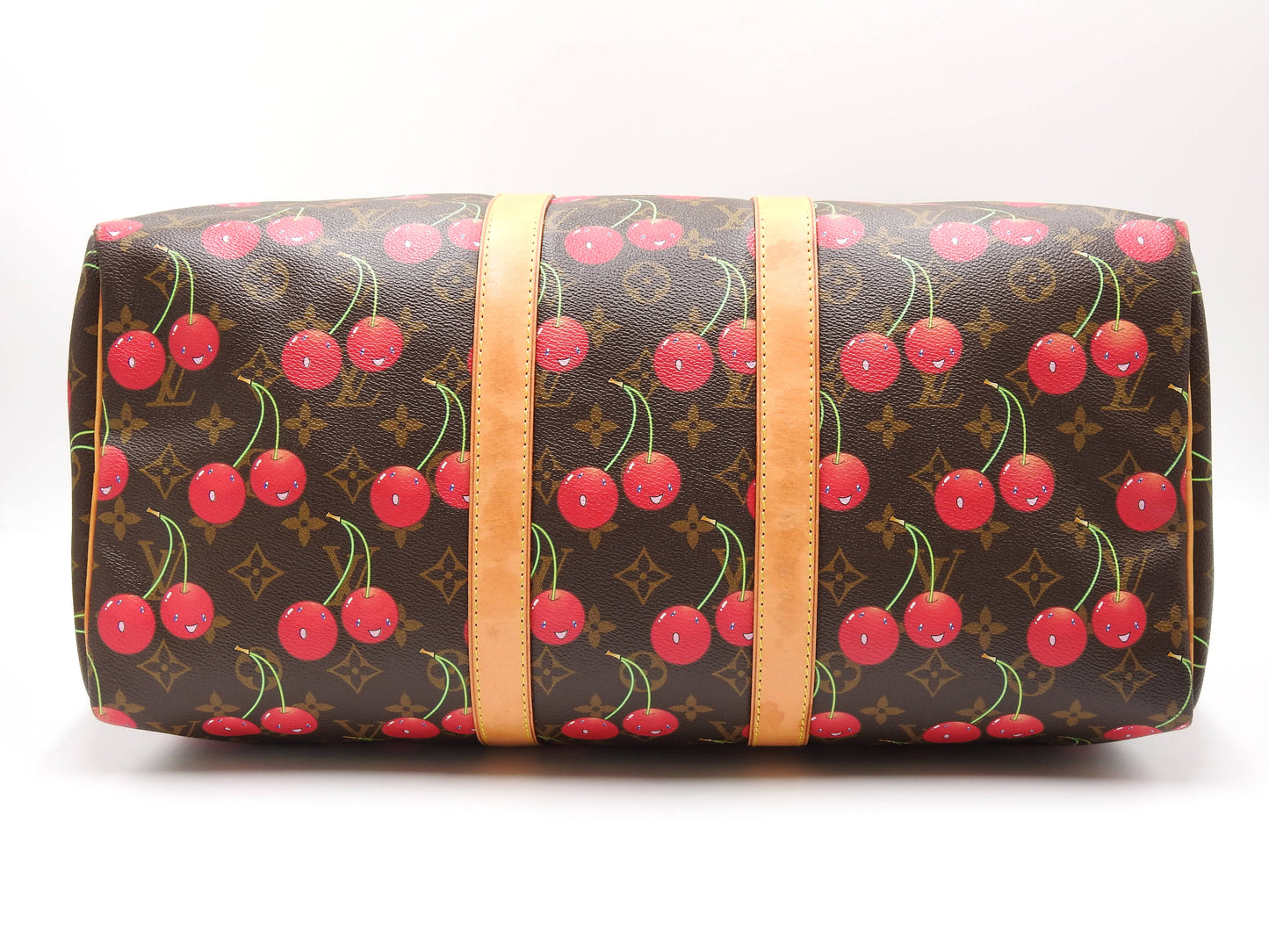 LOUIS VUITTON Monogram Cherry Keepall 45 Hand Bag Boston Bag Canvas M95011