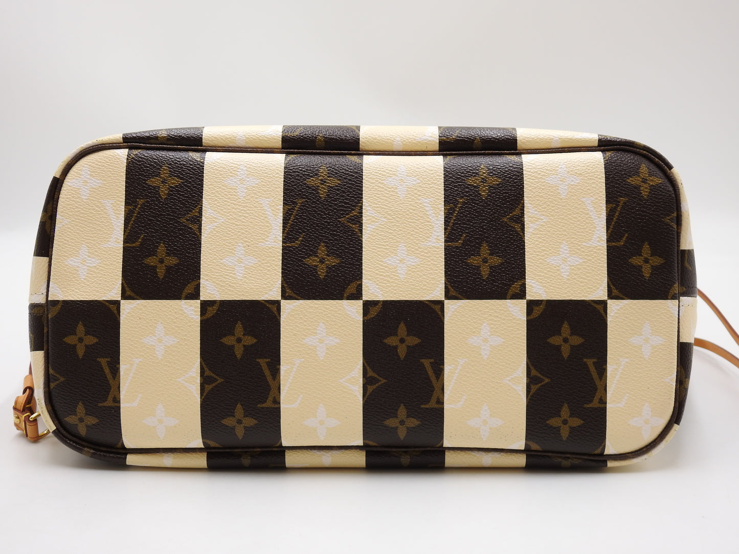 LOUIS VUITTON Monogram Rayures Neverfull MM Tote Shoulder Bag M40560