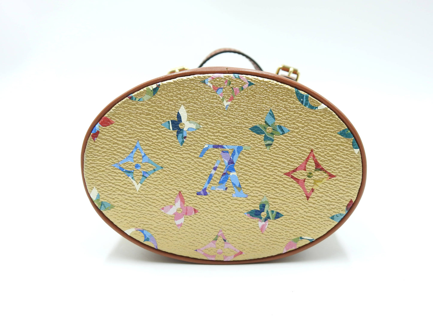 LOUIS VUITTON Nano Bucket Bag LV Garden Monogram Hand Shoulder Bag M81724