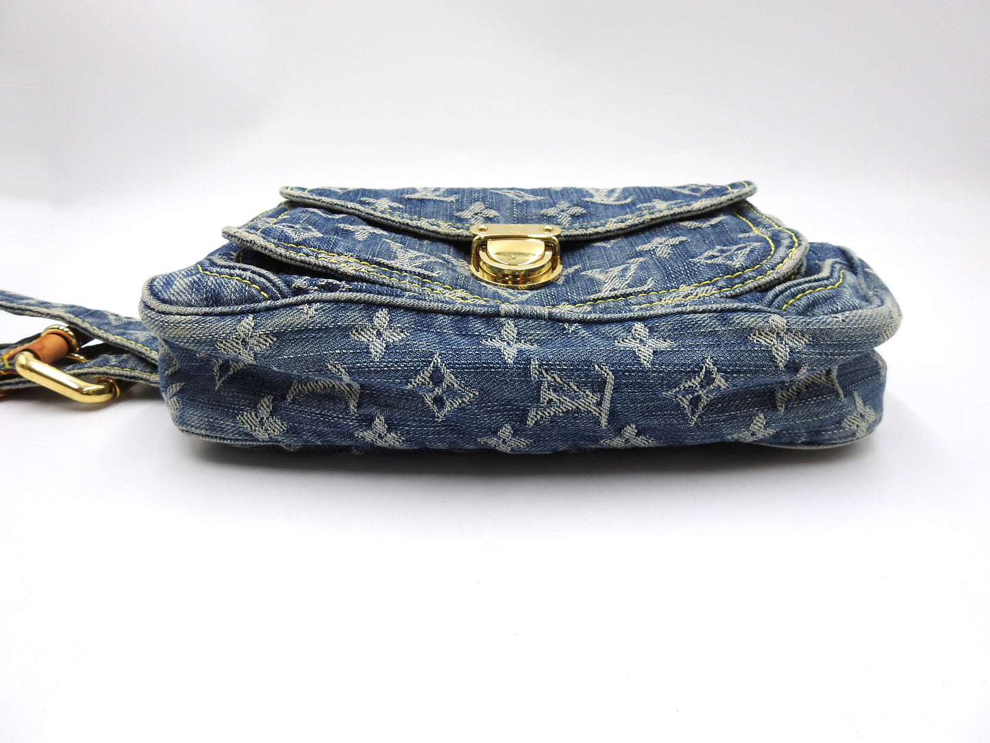 LOUIS VUITTON Monogram Denim Bum Bag Waist Shoulder Bag M95347