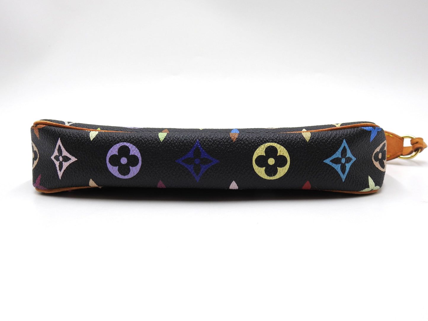 LOUIS VUITTON Pochette Accessories Pouch Monogram Multicolor Black M92648