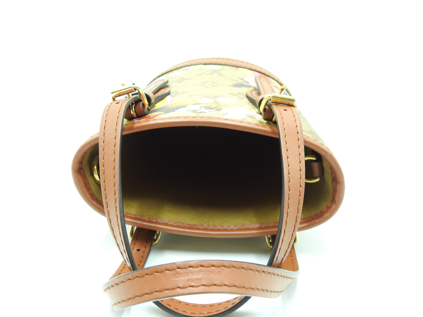 LOUIS VUITTON Nano Bucket Bag LV Garden Monogram Hand Shoulder Bag M81724