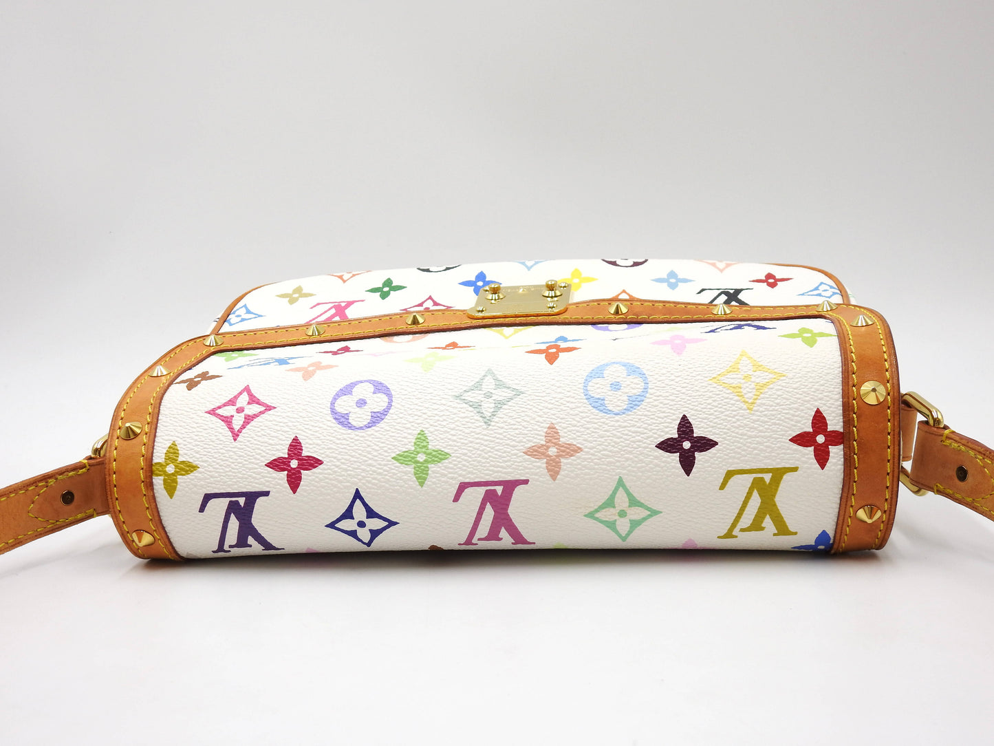 LOUIS VUITTON Sologne Shoulder Bag Monogram Multicolor Bron White M92661