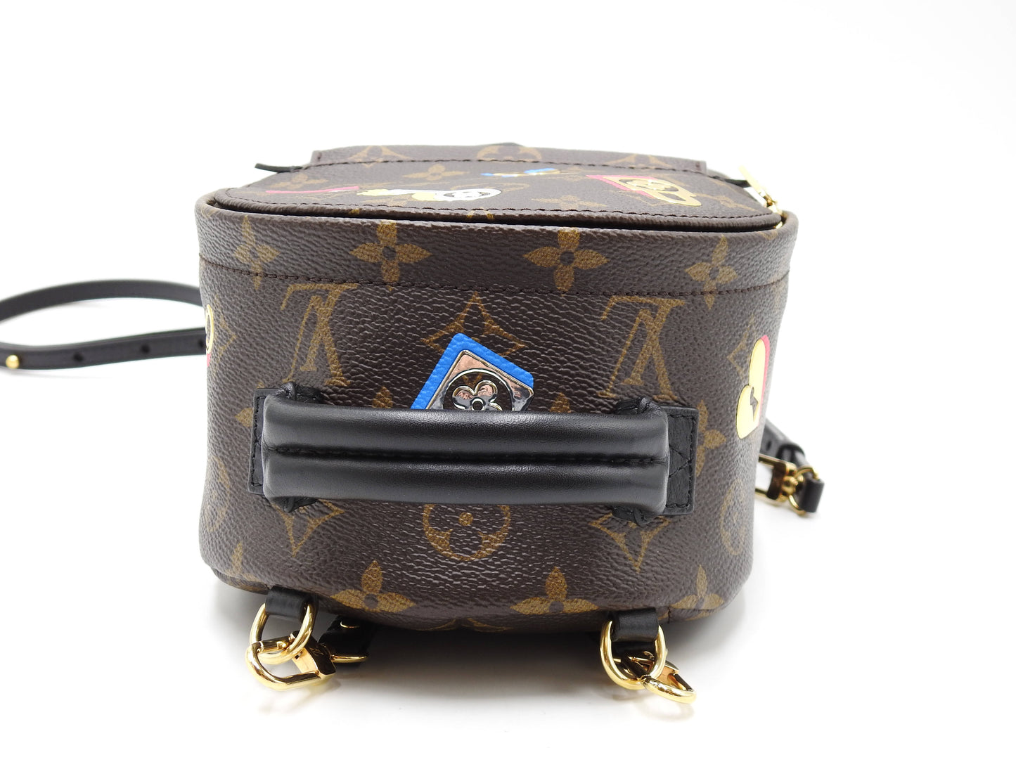 LOUIS VUITTON Love Lock Monogram Palm Springs Backpack Bag Mini M44367