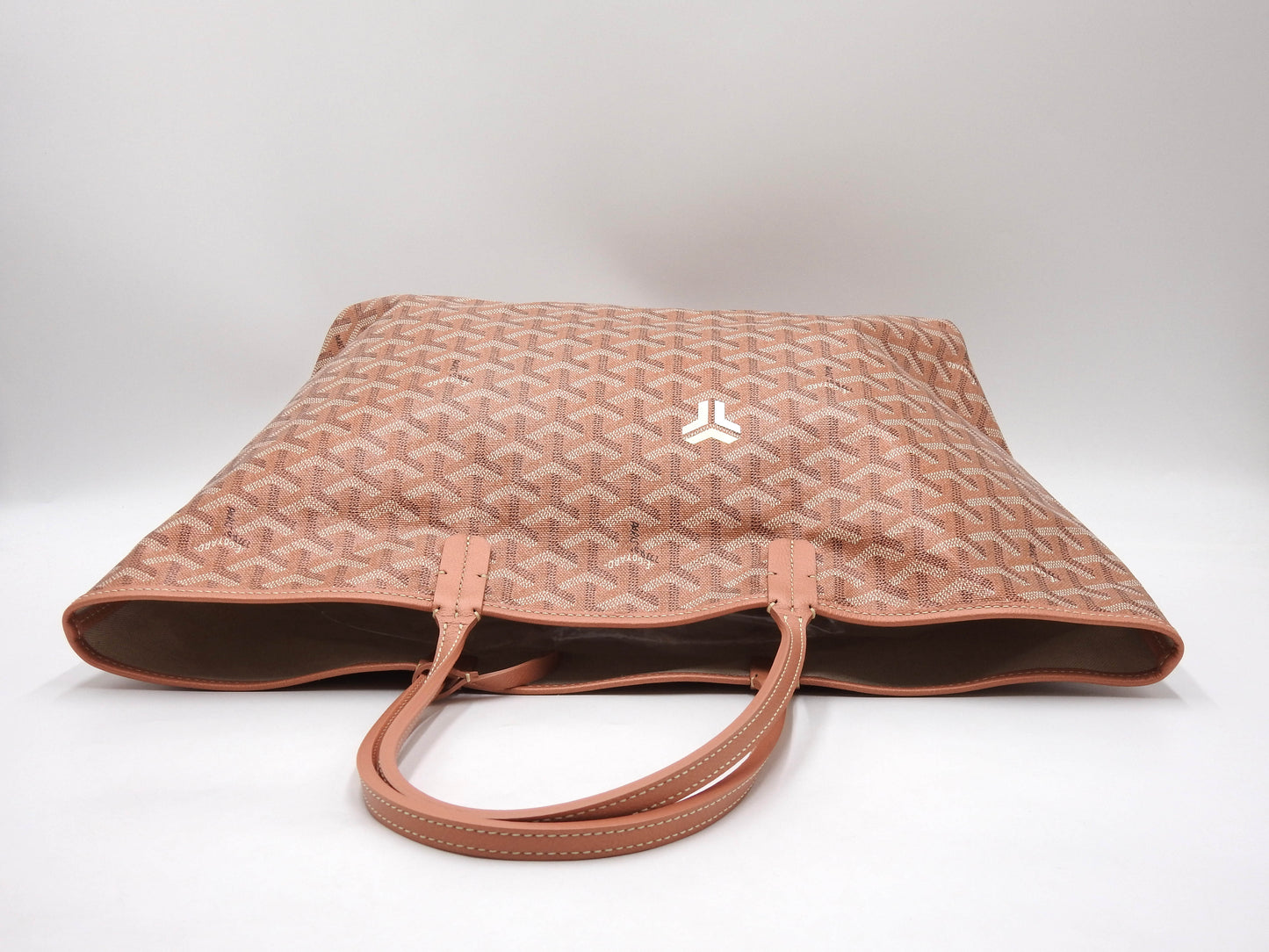 GOYARD Claire Voie Saint Louis PM Shoulder Tote Bag with Pouch Pink