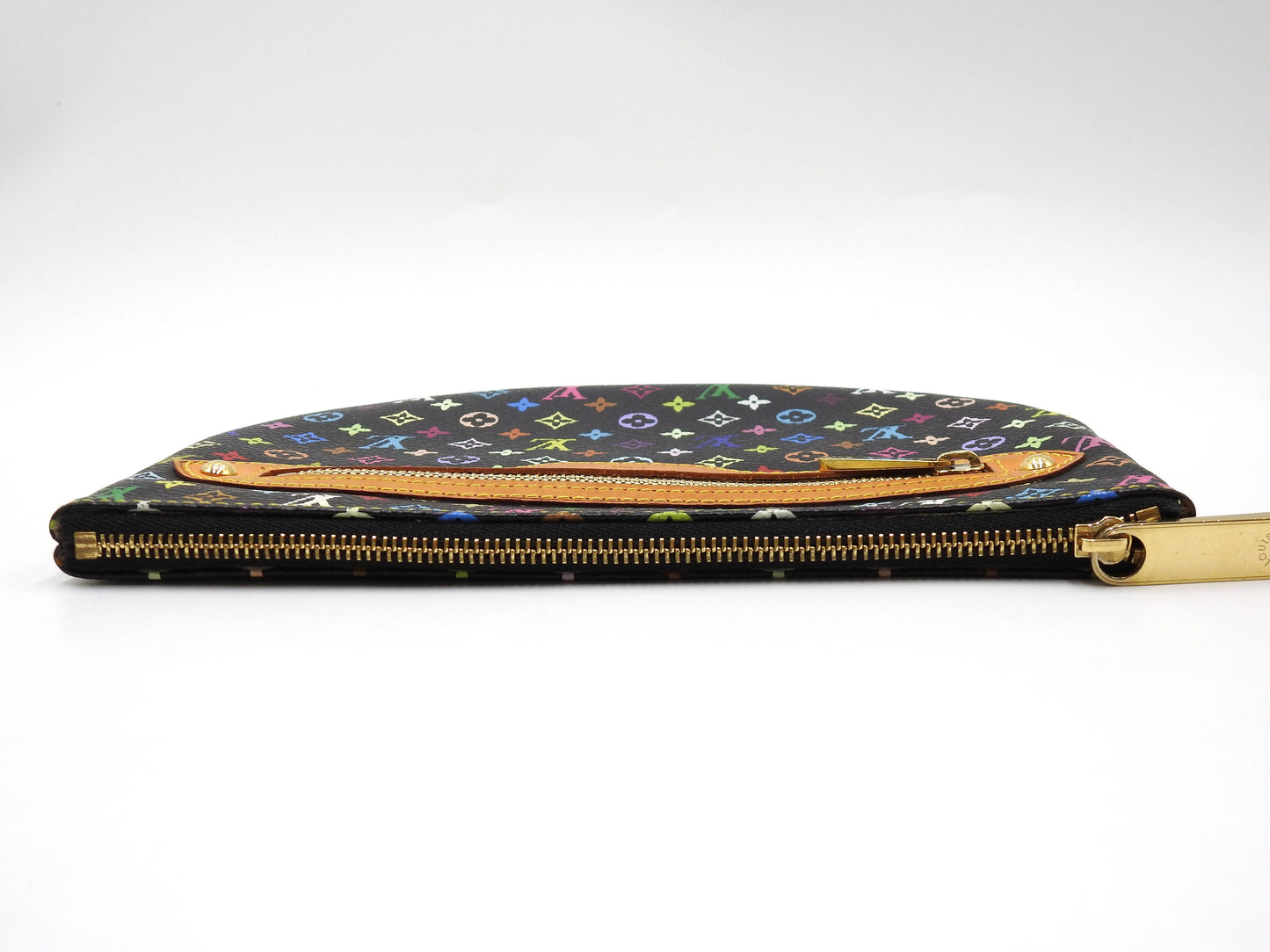 LOUIS VUITTON Pochette GM Pouch Monogram Multicolor Noir Black M60030