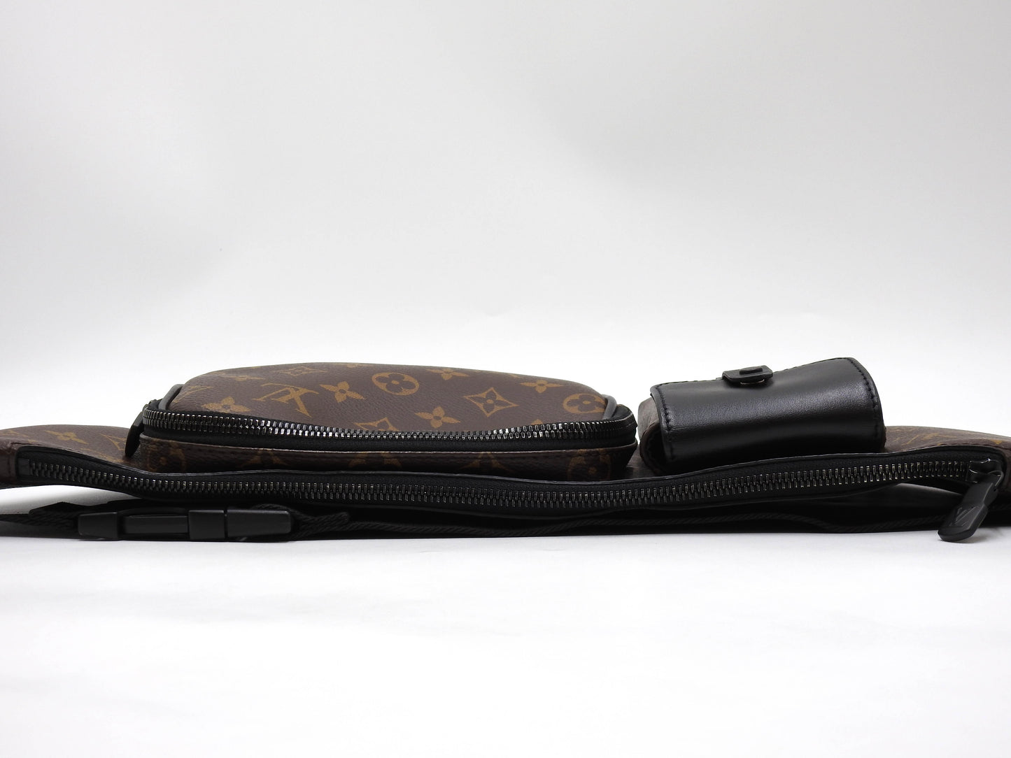 LOUIS VUITTON Monogram Macassar Christopher Bum Bag Waist Body Bag M45337