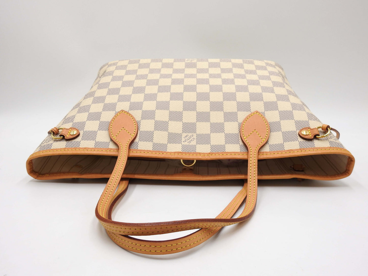 LOUIS VUITTON Damier Azur Neo Neverfull PM Shoulder Tote Bag N41362