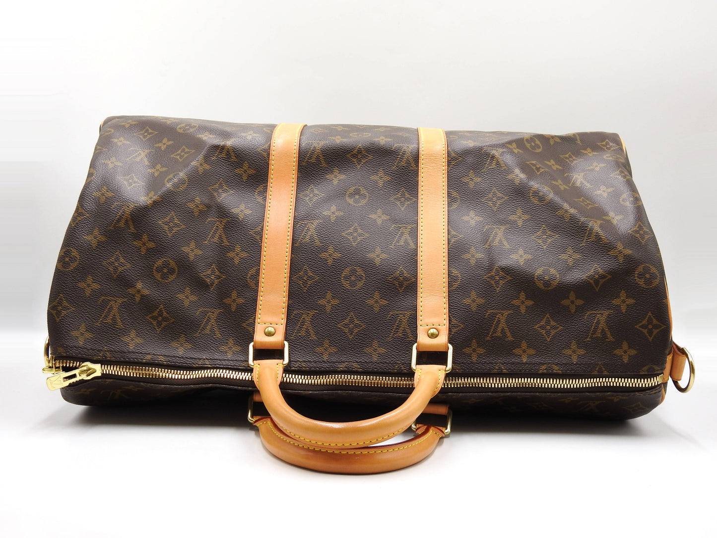 LOUIS VUITTON Monogram Keepall Bandouliere 50 Travel Boston Bag M41416