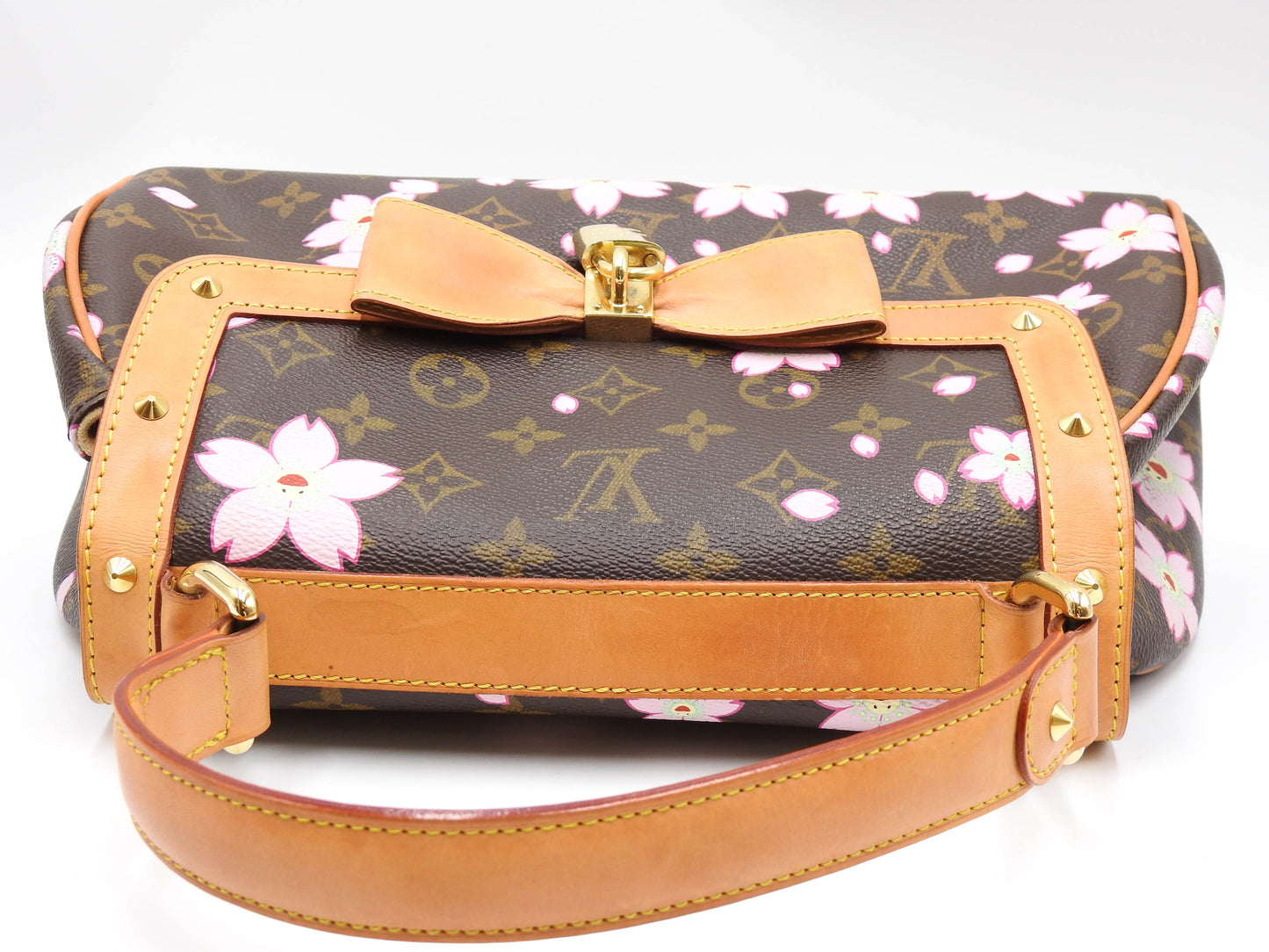 LOUIS VUITTON Sac Retro PM Hand Bag Monogram Cherry Blossom M92012