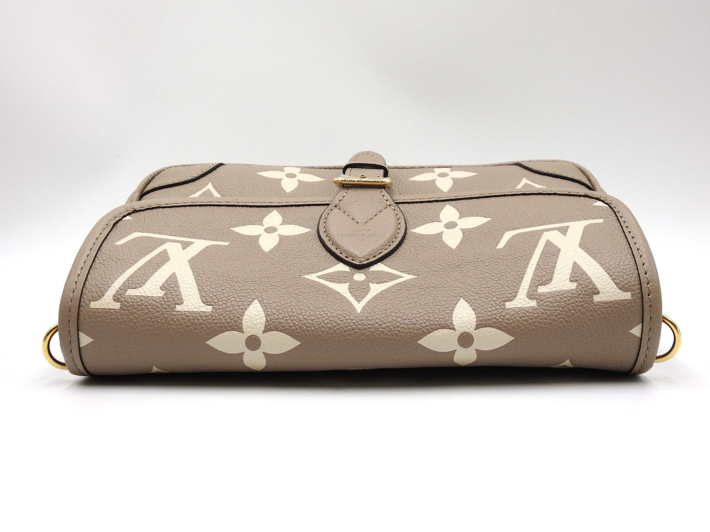 LOUIS VUITTON Monogram Empreinte Diane Shoulder Bag Dove Cream M46583