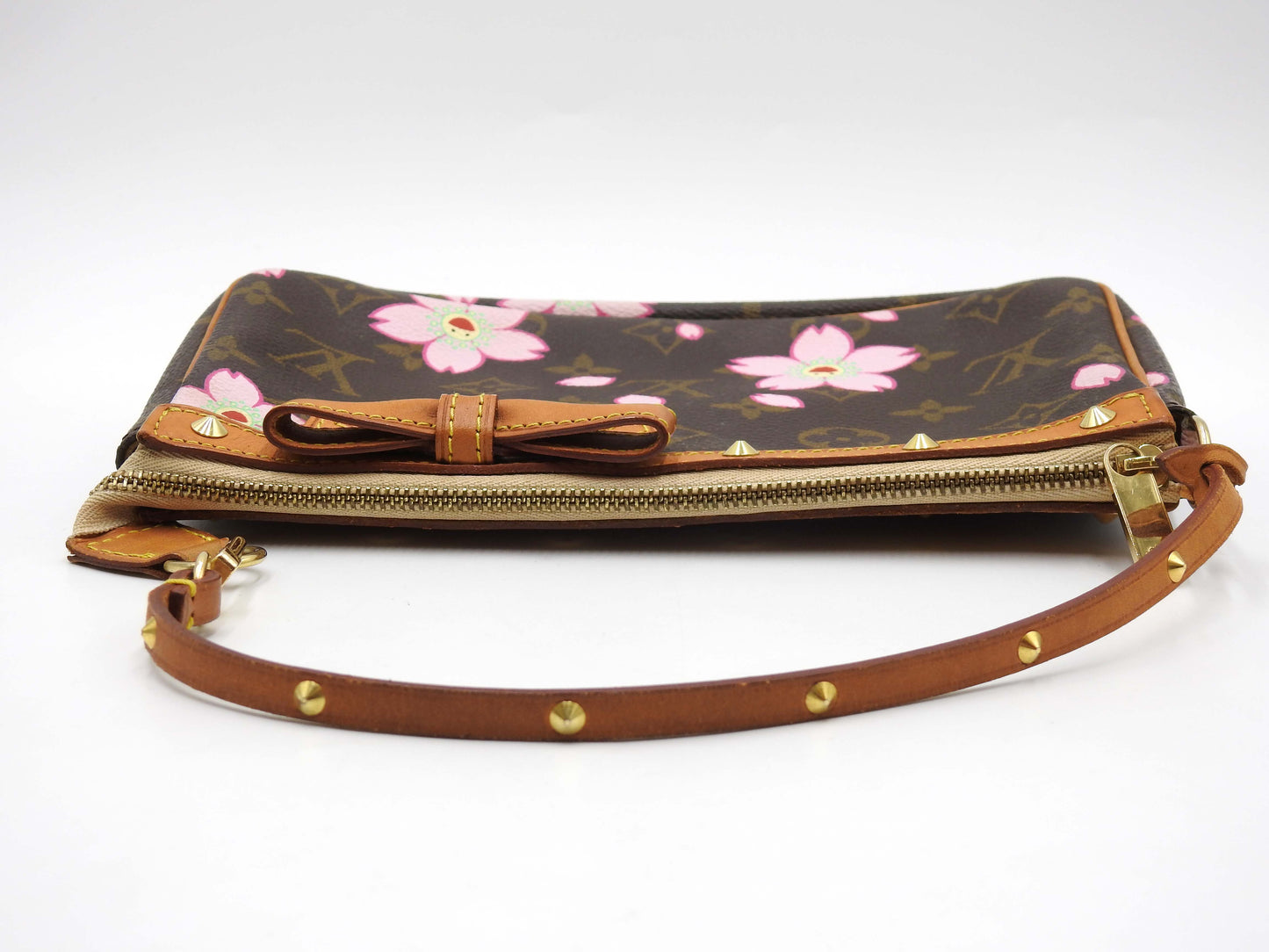 LOUIS VUITTON Monogram Cherry Blossom Pochette Accessories M92006
