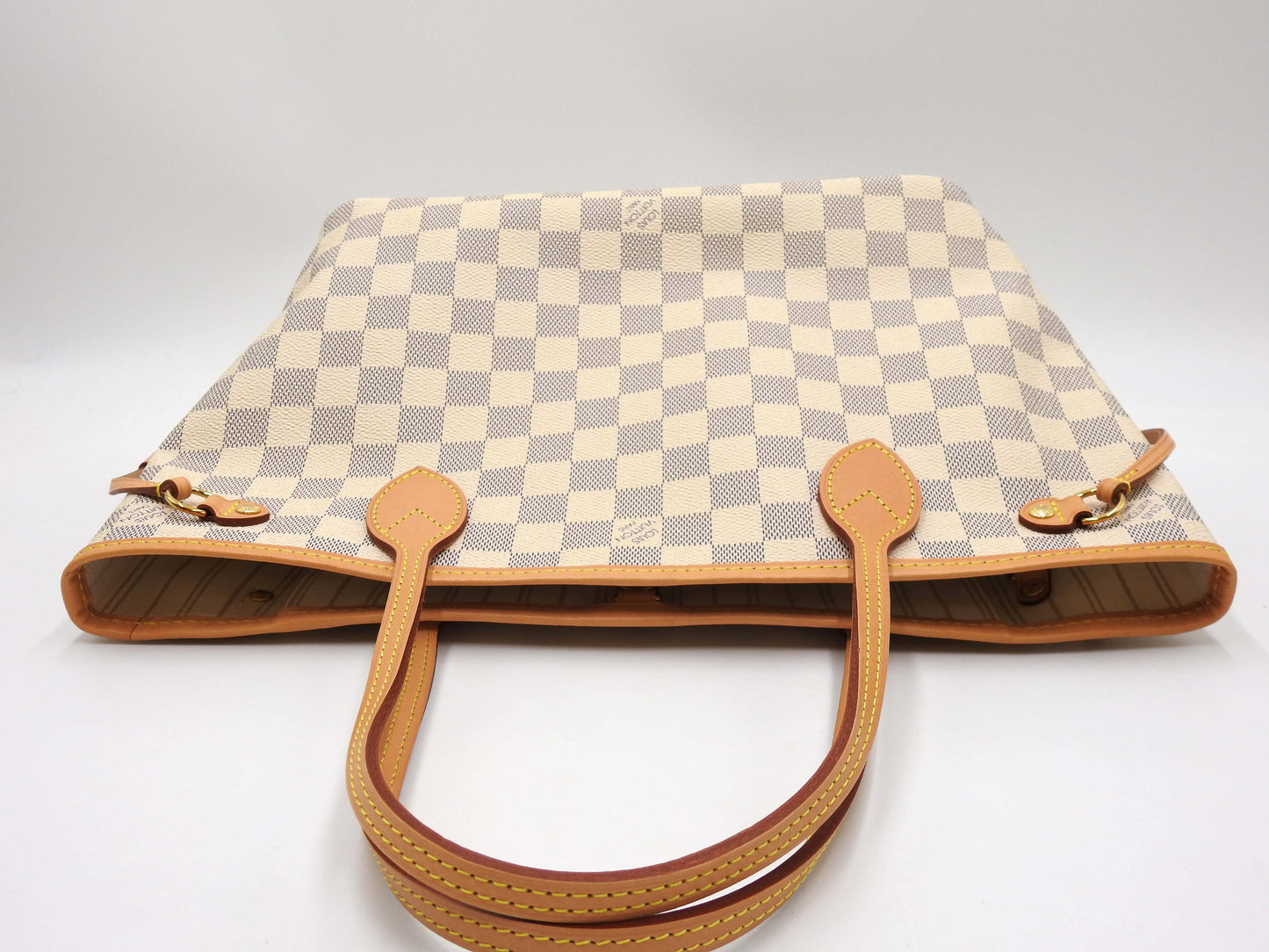 LOUIS VUITTON Damier Azur Neo Neverfull PM Shoulder Tote Bag M41362