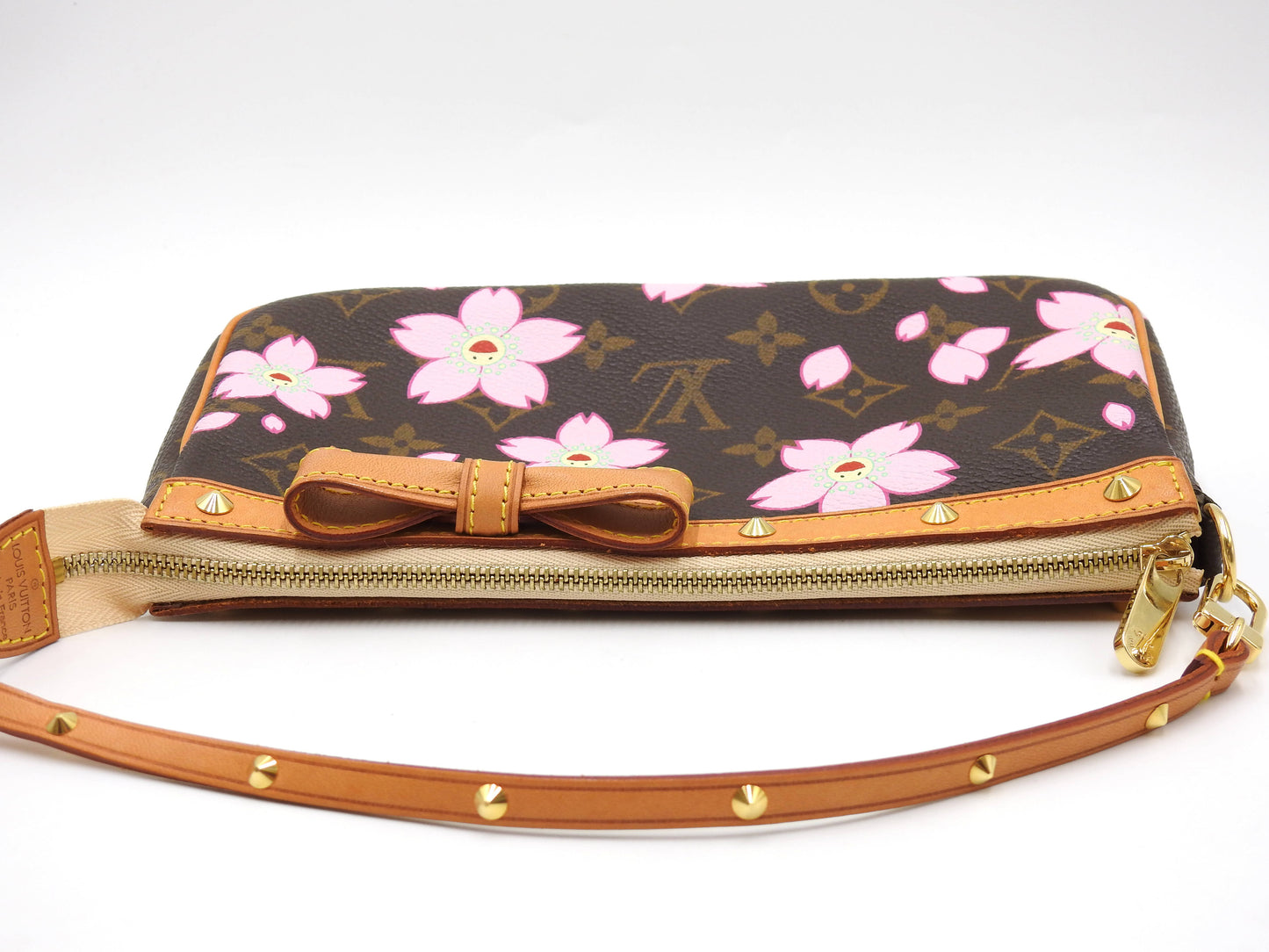 LOUIS VUITTON Monogram Cherry Blossom Pochette Accessories M92006
