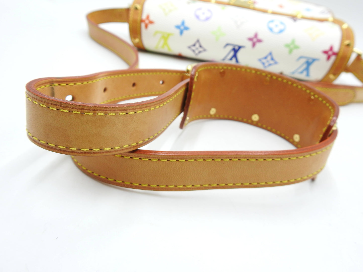 LOUIS VUITTON Sologne Shoulder Bag Monogram Multicolor Bron White M92661