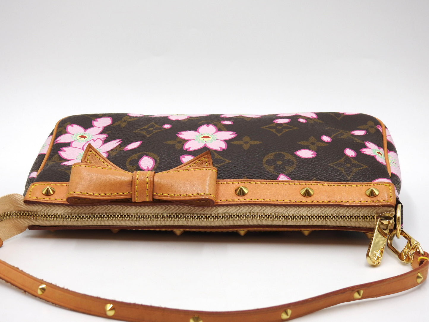 LOUIS VUITTON Monogram Cherry Blossom Pochette Accessories M92006