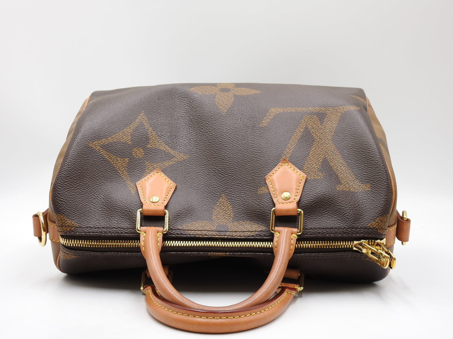 LOUIS VUITTON Monogram Reverse Giant Speedy 30 Bandouliere Hand Bag M44602