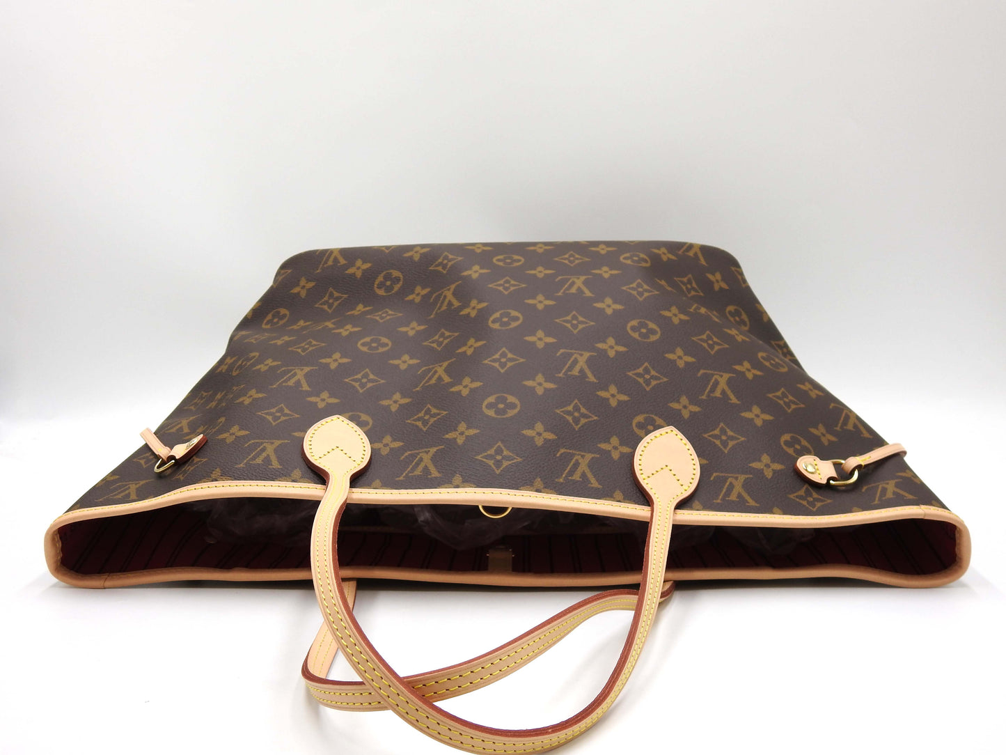 LOUIS VUITTON Neo Neverfull MM Monogram Cerise Shoulder Tote Bag M46987