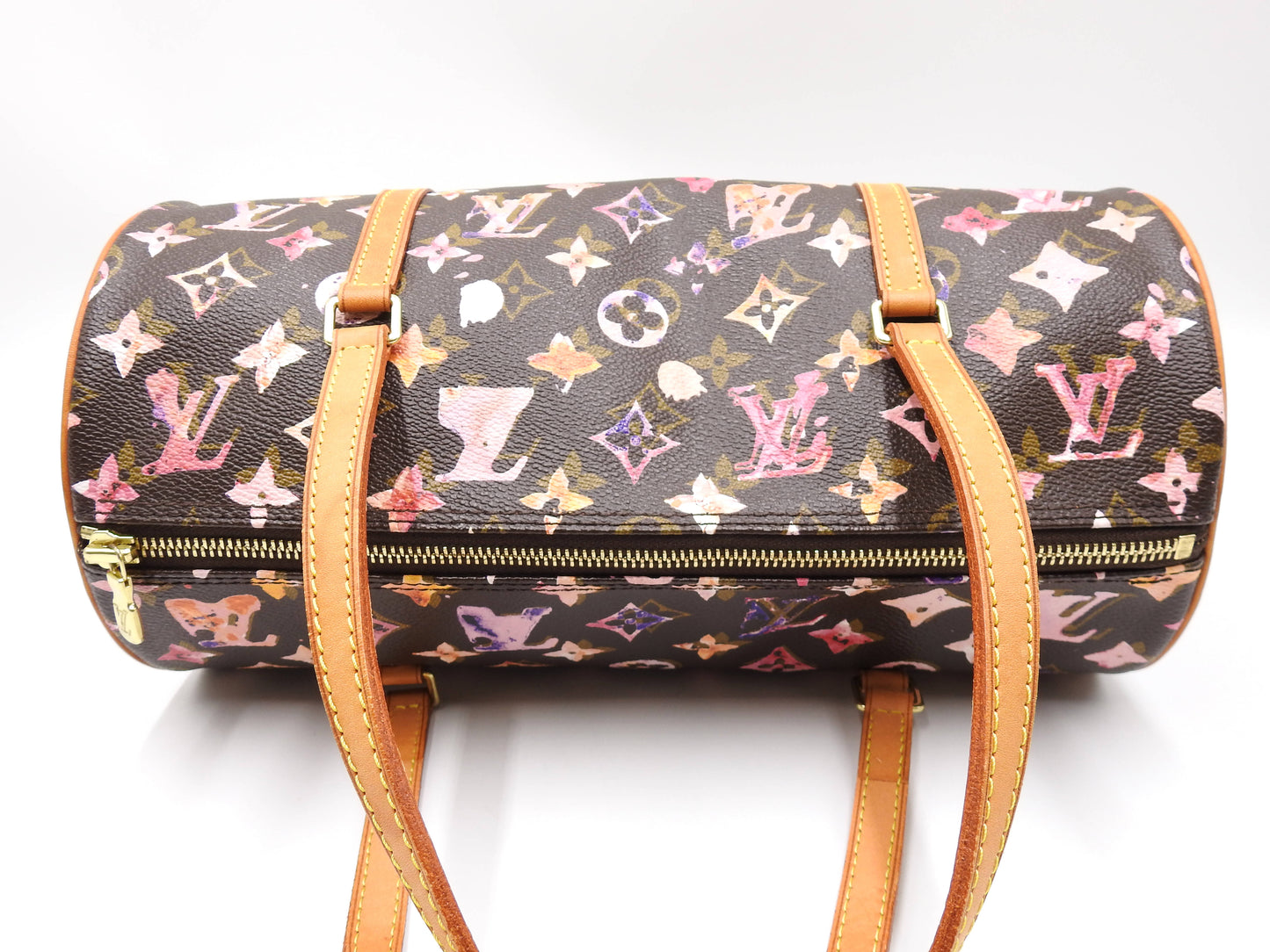 LOUIS VUITTON Papillon 30 Shoulder Hand Bag Monogram Water Color M95753