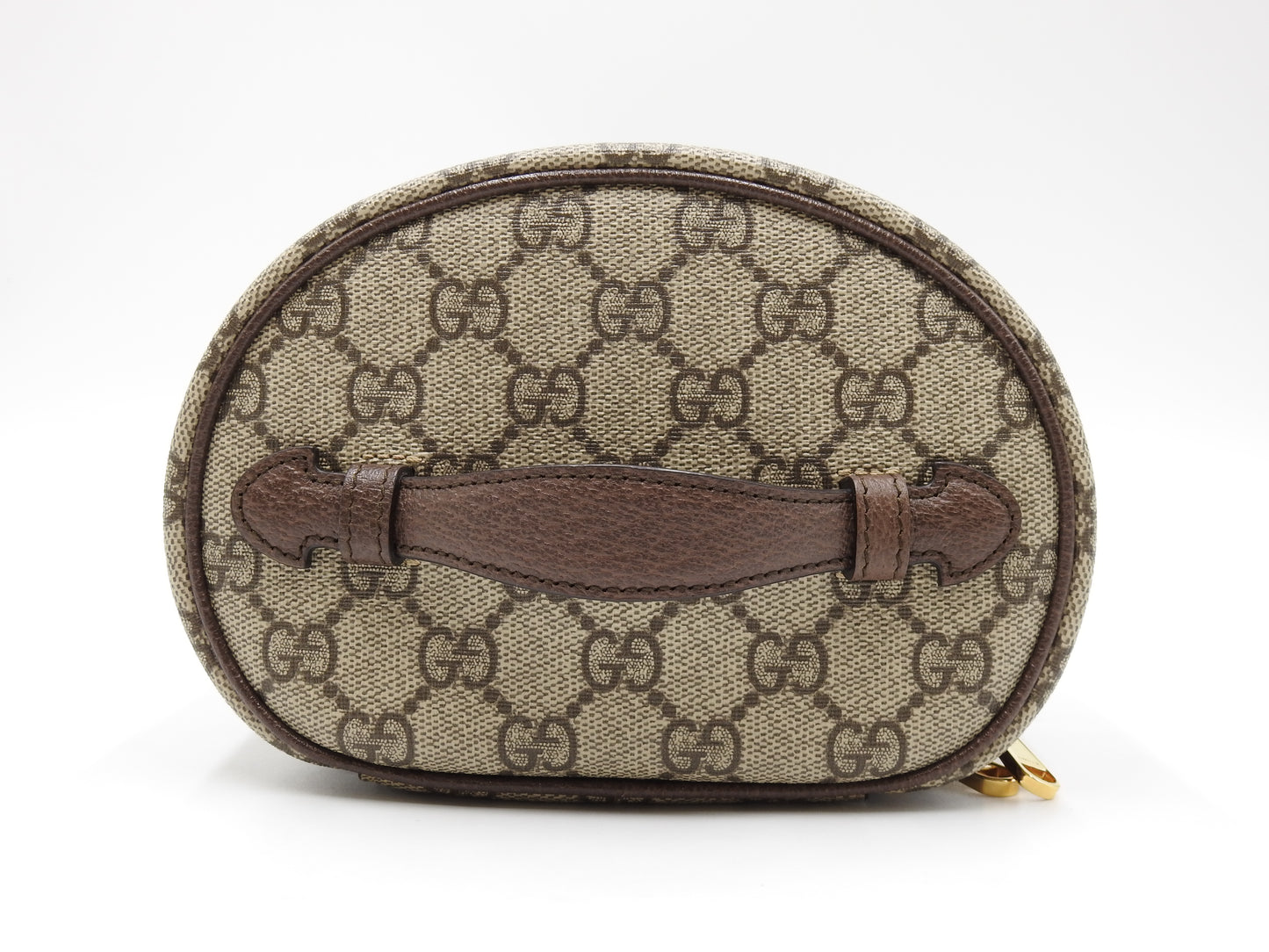 GUCCI GG Supreme Ophidia Web Vanity Bag Cosmetic Pouch Beige Brown 627463
