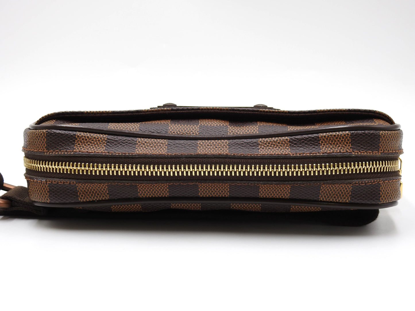 LOUIS VUITTON Damier Ebene Bumbag Brooklyn Waist Body Belt Bag N41101