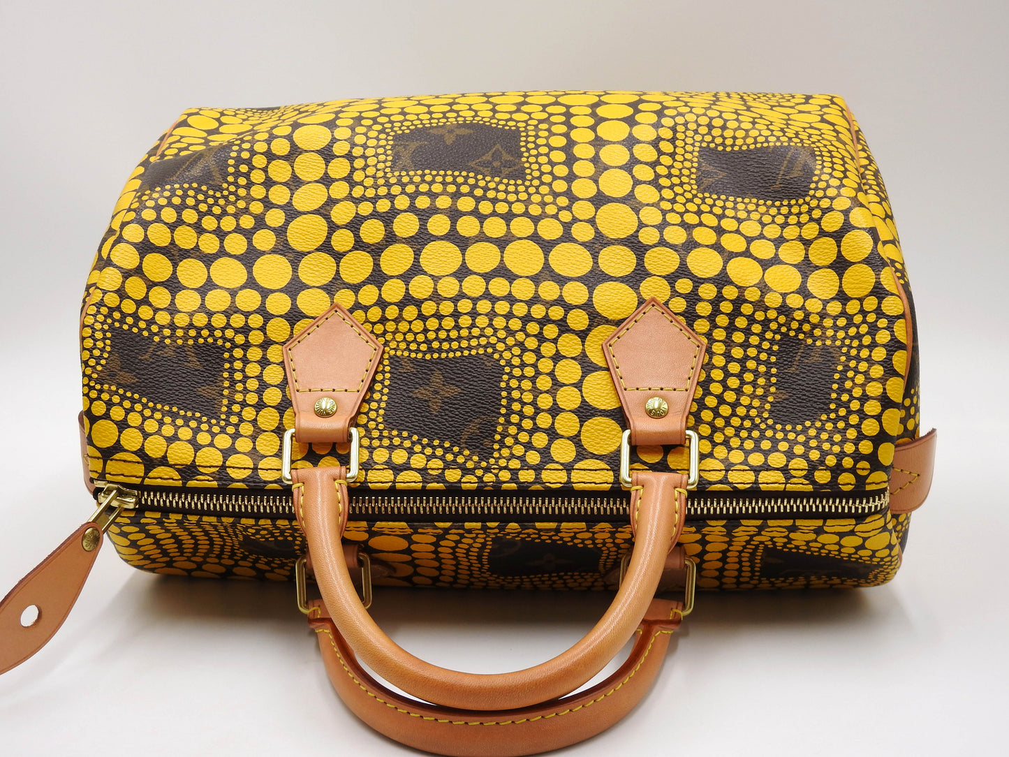 LOUIS VUITTON Yayoi Kusama Monogram Pumpkin Dots Speedy 30 Hand Bag M40692